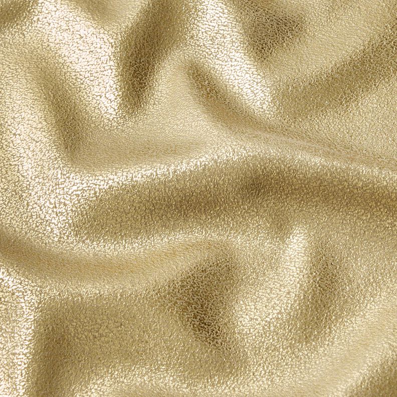 Velour Gold Shimmer plain – metallic gold,  image number 2