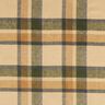 Coat fabric roughened tartan – sand/light khaki,  thumbnail number 1