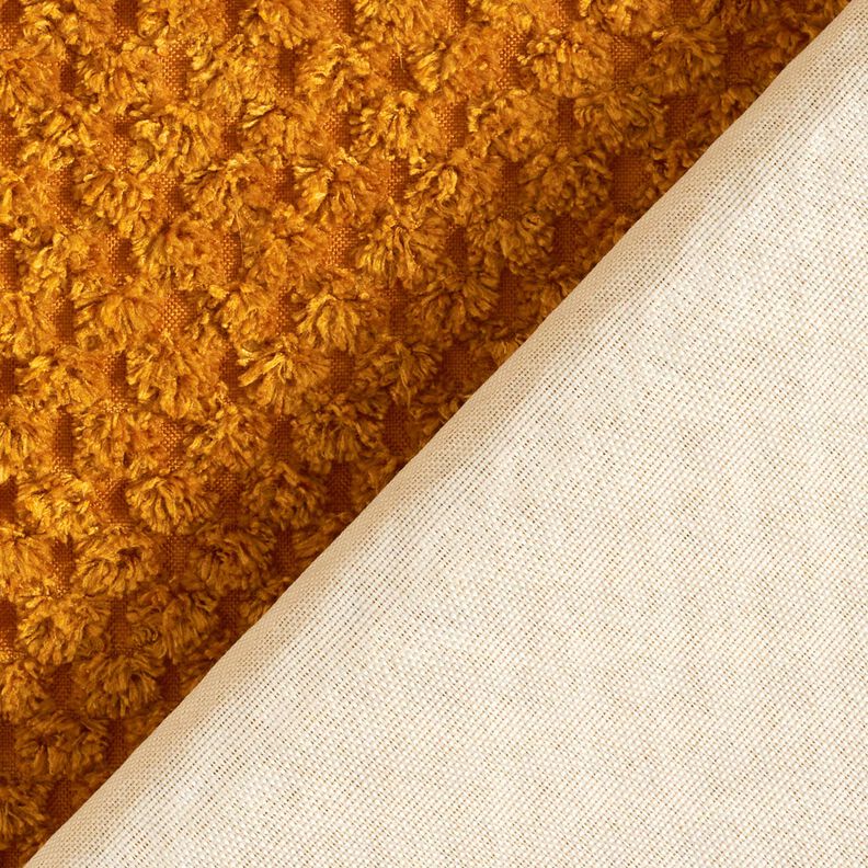 Upholstery Fabric soft structural pattern – curry yellow,  image number 3