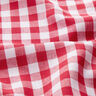 Cotton Vichy check 1 cm – red/white,  thumbnail number 2