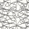 Decor Fabric Jacquard Abstract Lines – ivory/black,  thumbnail number 1