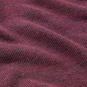 Mottled fine knit fabric – merlot, 