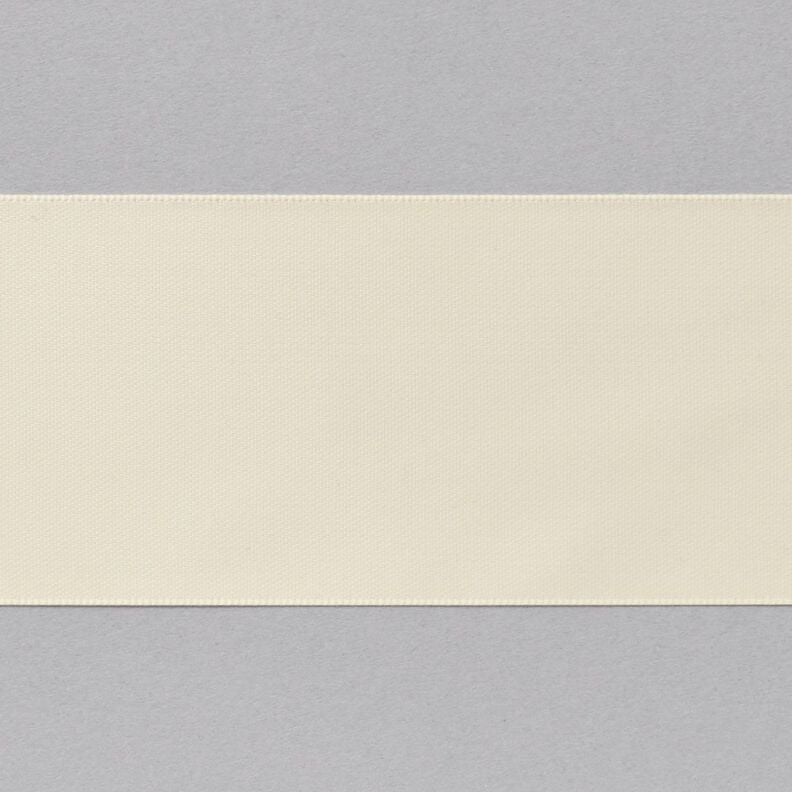 Satin Ribbon [50 mm] – offwhite,  image number 1