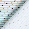 Cotton Poplin Stripes and dots Digital Print – ivory/sky blue,  thumbnail number 4