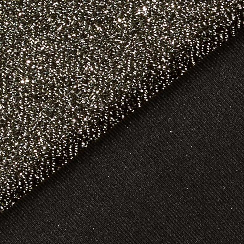 Glamour Tinsel Glitter Jersey – black,  image number 3