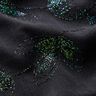 Fine cord glitter embroidery flowers – black,  thumbnail number 3