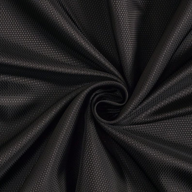 Lining Fabric Jacquard Mini Diamonds – black,  image number 1