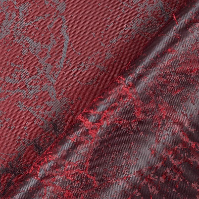 Lining Fabric Jacquard Marbled – burgundy,  image number 4