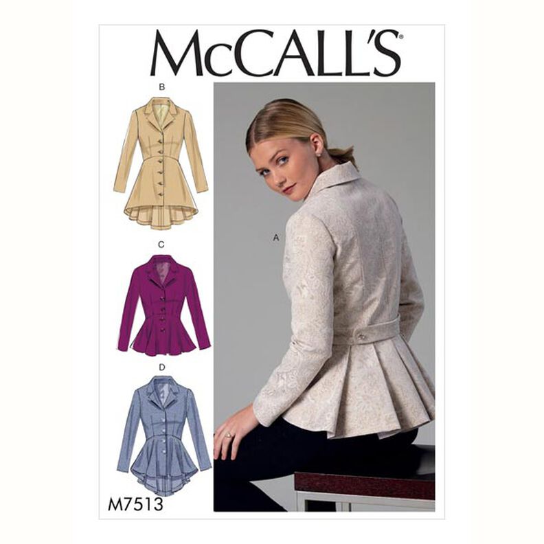 Jacket, McCalls 7513 | 14 - 22,  image number 1