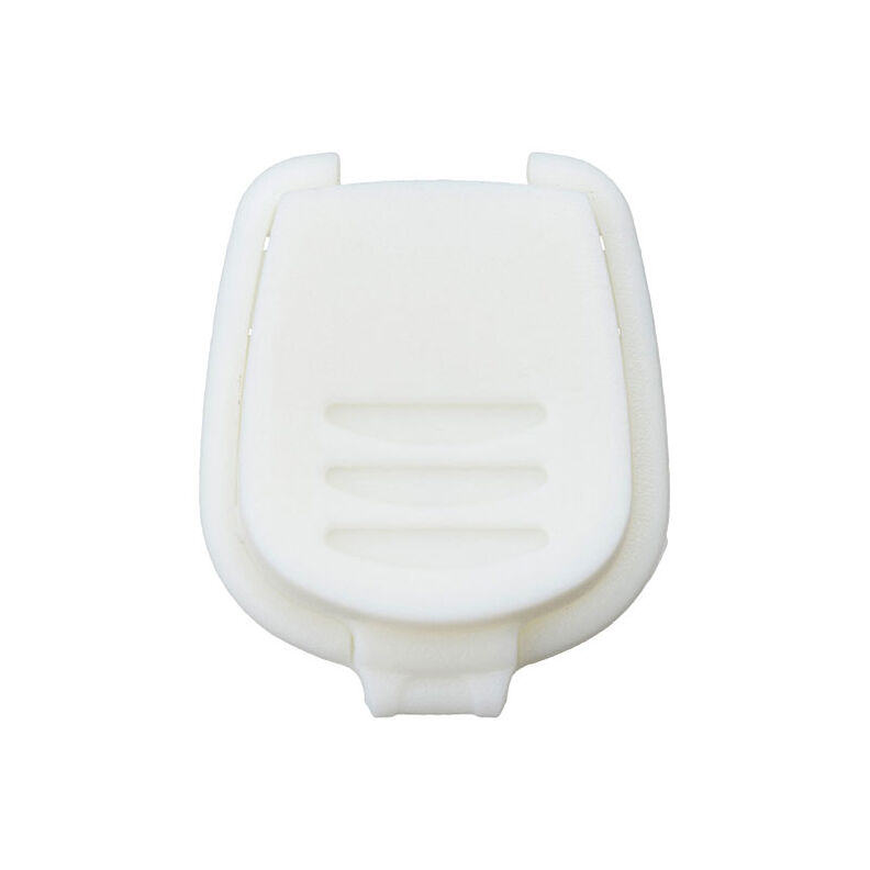 Cord End Clip [Length: 20 mm] – white,  image number 1