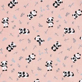 Cotton Cretonne Cuddly panda – pink, 