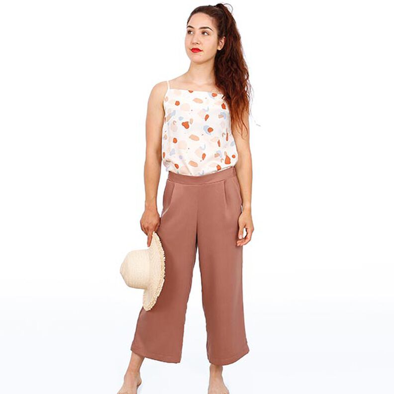 FRAU HEDDA - culottes with a wide leg and elasticated waistband, Studio Schnittreif | XS - XXL,  image number 3