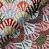 Decor Fabric Tapestry Fabric Small Fans – light beige/green,  thumbnail number 4