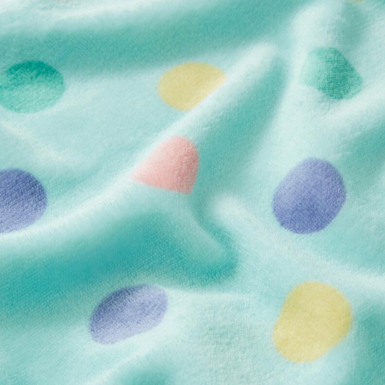 Cosy Fleece colourful dots – mint,  image number 2