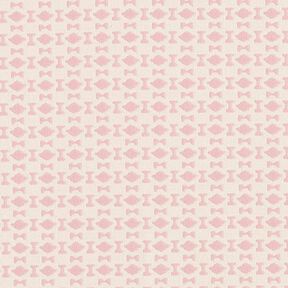 Diamond patterned Jacquard – pink/offwhite, 