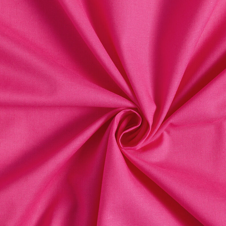 Cotton Cretonne Plain – intense pink,  image number 1