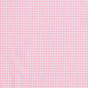 Cotton Vichy check 0,2 cm – pink/white, 