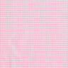 Cotton Vichy check 0,2 cm – pink/white,  thumbnail number 1