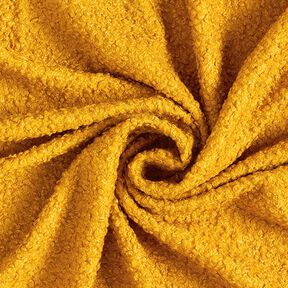 Plain Bouclé Knit – mustard, 