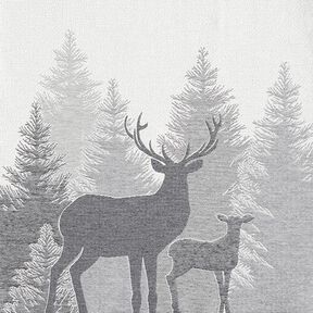 Panel Tapestry Fabric Stags – grey, 