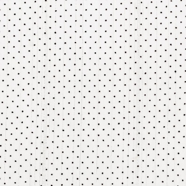 Glitter stripes and dots chiffon – white,  image number 1