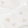 Foil hearts soft mesh – white,  thumbnail number 3