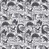 Cotton Jersey Dinosaur patches | by Poppy white/anthracite,  thumbnail number 1