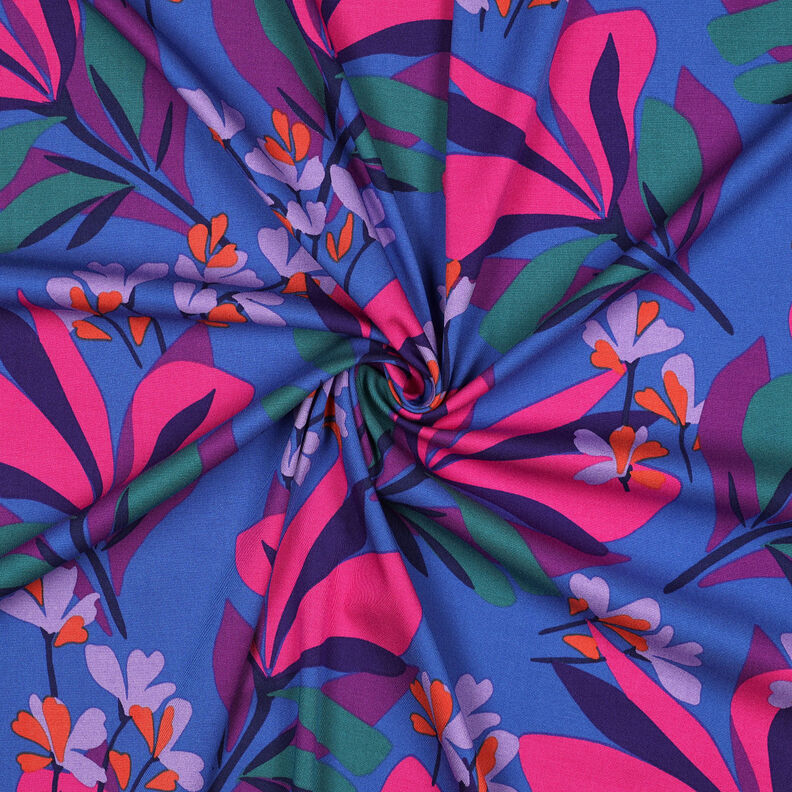 Rosella Stretch Spring Garden | Nerida Hansen – royal blue/red lilac,  image number 3