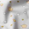 Cotton Cretonne Little Stars – grey/yellow,  thumbnail number 2