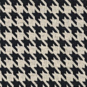 Houndstooth knit – light beige/black, 