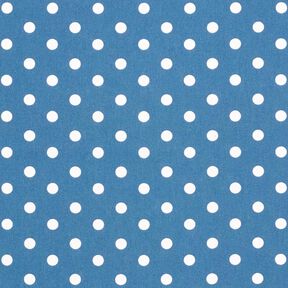Cotton Poplin Large Dots – denim blue/white, 