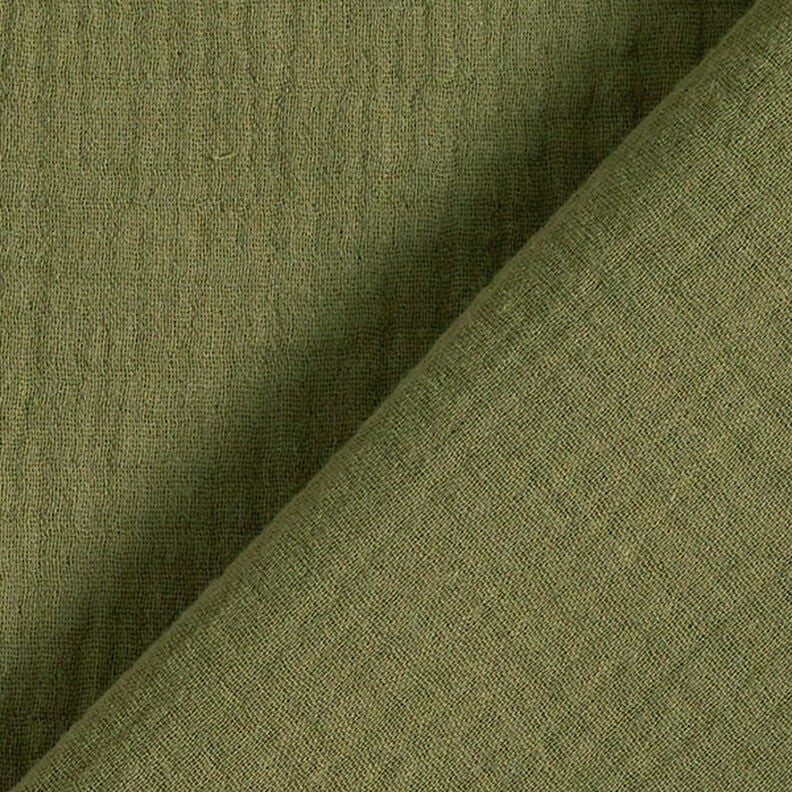 Double Gauze/Muslin – olive,  image number 4