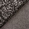 Jacquard knit abstract leopard print – black/misty grey,  thumbnail number 4