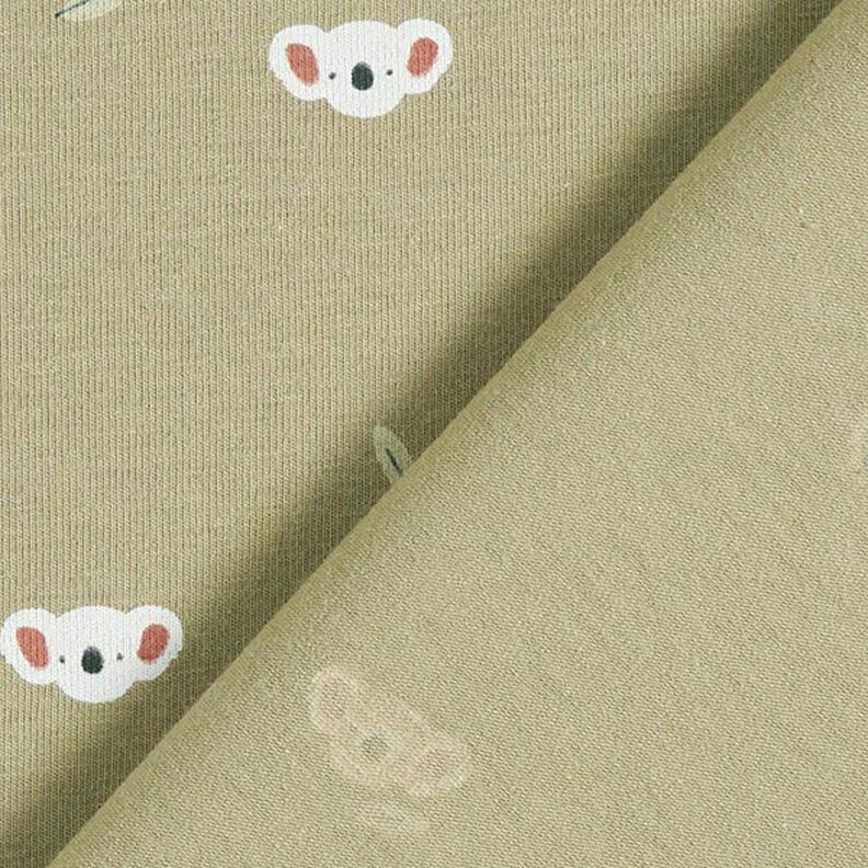 Cotton Jersey Koala Heads – pistachio,  image number 4