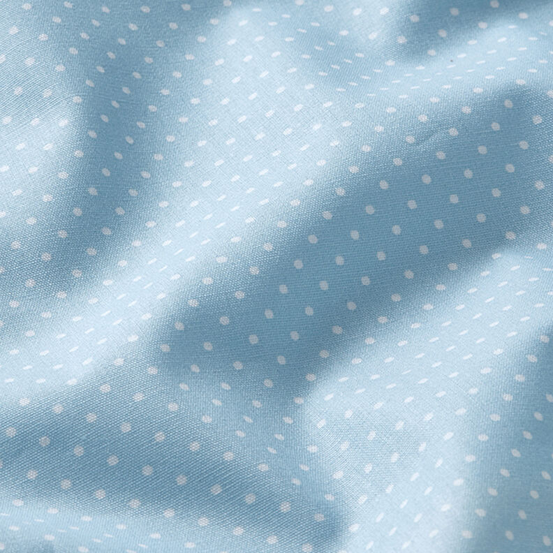 Cotton Poplin Little Dots – light blue/white,  image number 2