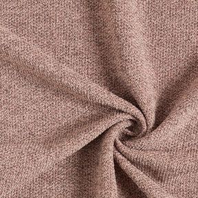 Mottled Bouclé Knit – dark dusky pink, 