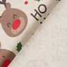 Decor Fabric Half Panama Cute Reindeer – beige/dark brown,  thumbnail number 4