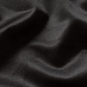 Plain satin cotton blend – black, 