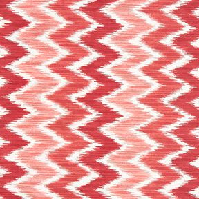 Ikat print coated cotton – red/white, 