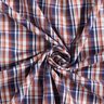 Classic checks shirt fabric – navy blue/copper,  thumbnail number 3