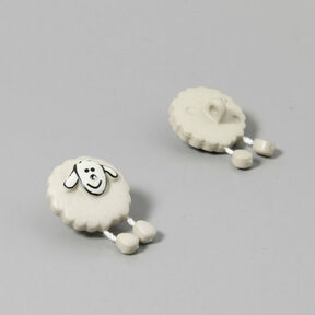 Plastic button, Sheep 14, 
