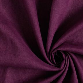 Lightweight linen blend pre-washed – merlot, 