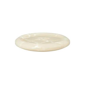 4-Hole Polyester Button Recycling – beige, 