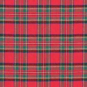Cotton Flannel Tartan Check Glenside – red, 
