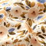 Sea of flowers cotton poplin – cashew/white,  thumbnail number 2