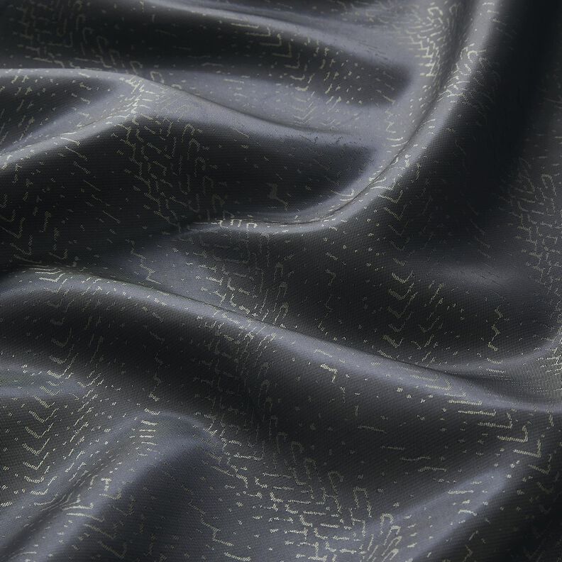 Lining Fabric Jacquard Scaly Pattern – anthracite,  image number 2