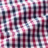 Two-tone cotton gingham – intense pink/navy blue,  thumbnail number 2