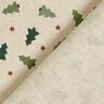 Decorative fabric half Panama small fir trees – natural,  thumbnail number 4