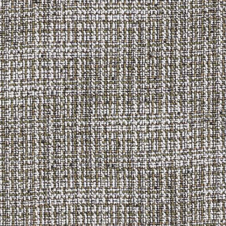 Boucle glitter effect threads – khaki/white,  image number 1