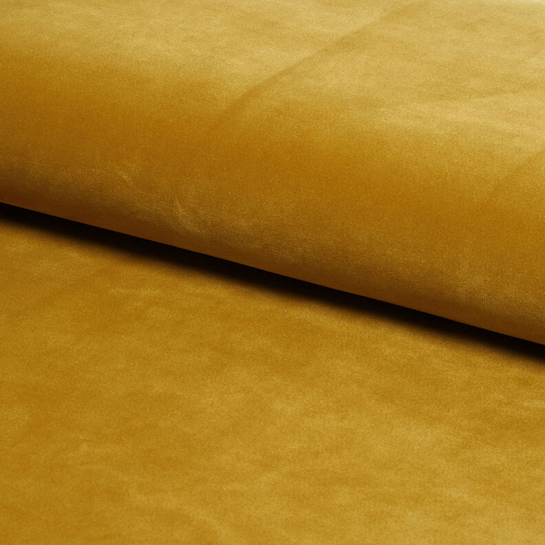 Upholstery Fabric Velvet – mustard,  image number 1